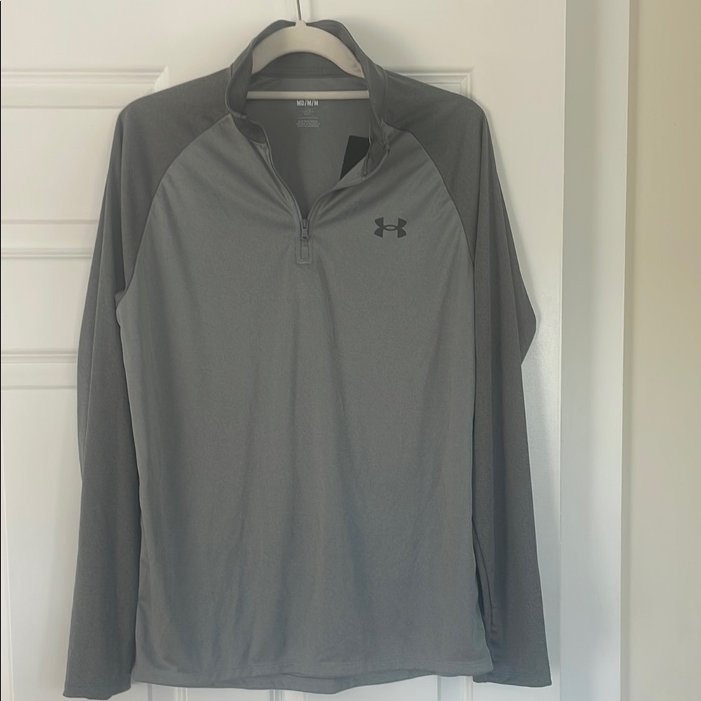 Under Armour Charcoal Quarter-Zip Pullover